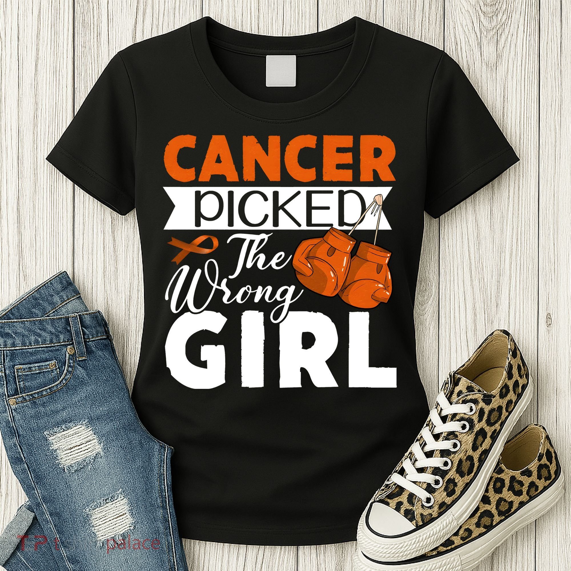 Leukemia Picked The Wrong Girl Women's T-Shirt