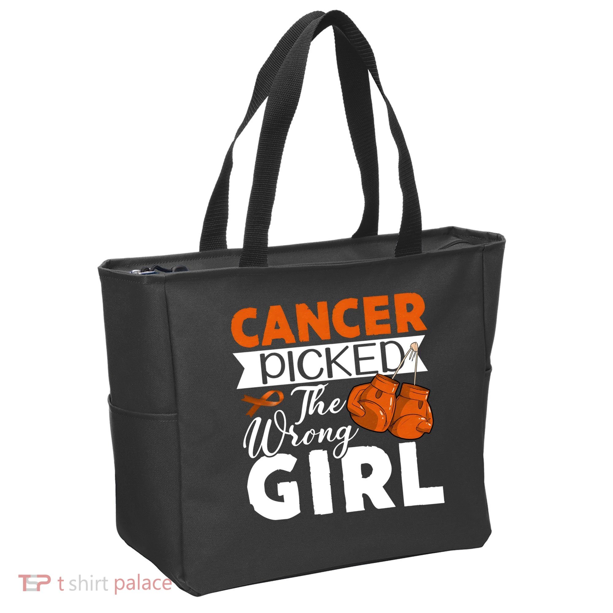 Leukemia Picked The Wrong Girl Tote Bag