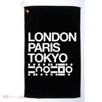 London Paris Tokyo Krakoa Golf Towel thumb 0