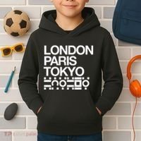 London Paris Tokyo Krakoa Kids Hoodie thumb 2