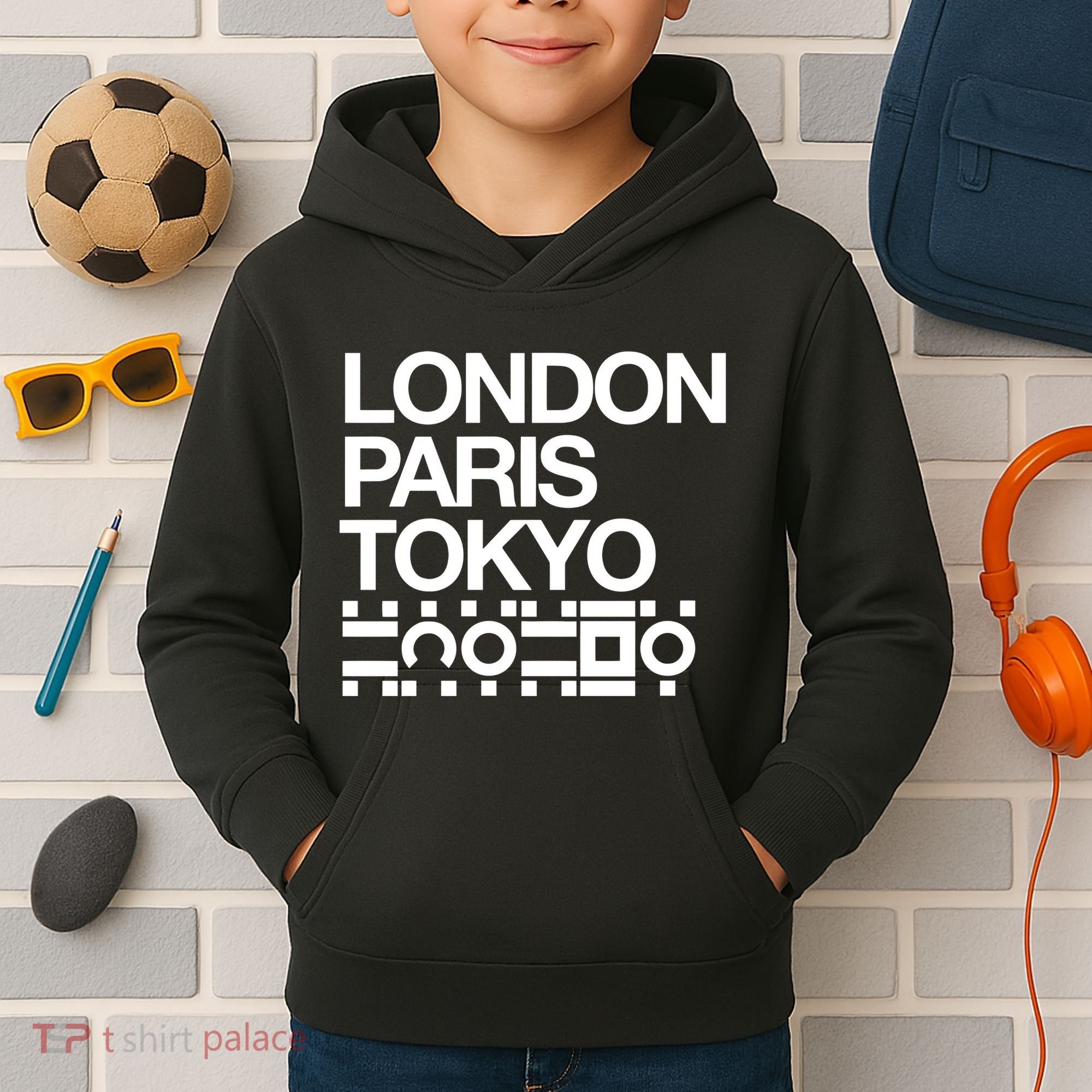 London Paris Tokyo Krakoa Kids Hoodie