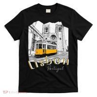Lisbon Portugal Tram Portuguese Souvenirs Lisboa Lisbon City T-Shirt thumb 0