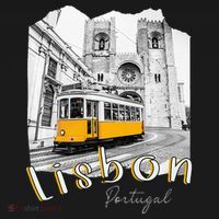 Lisbon Portugal Tram Portuguese Souvenirs Lisboa Lisbon City Women's Tank Top thumb 5