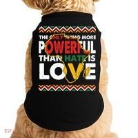 Love Powerful Than Hate Black History Month Doggie Tank thumb 0