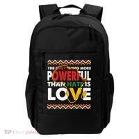 Love Powerful Than Hate Black History Month Backpack thumb 0