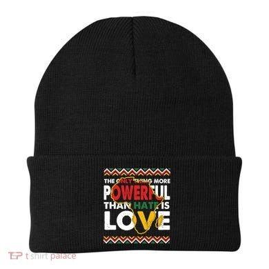 Love Powerful Than Hate Black History Month Beanie