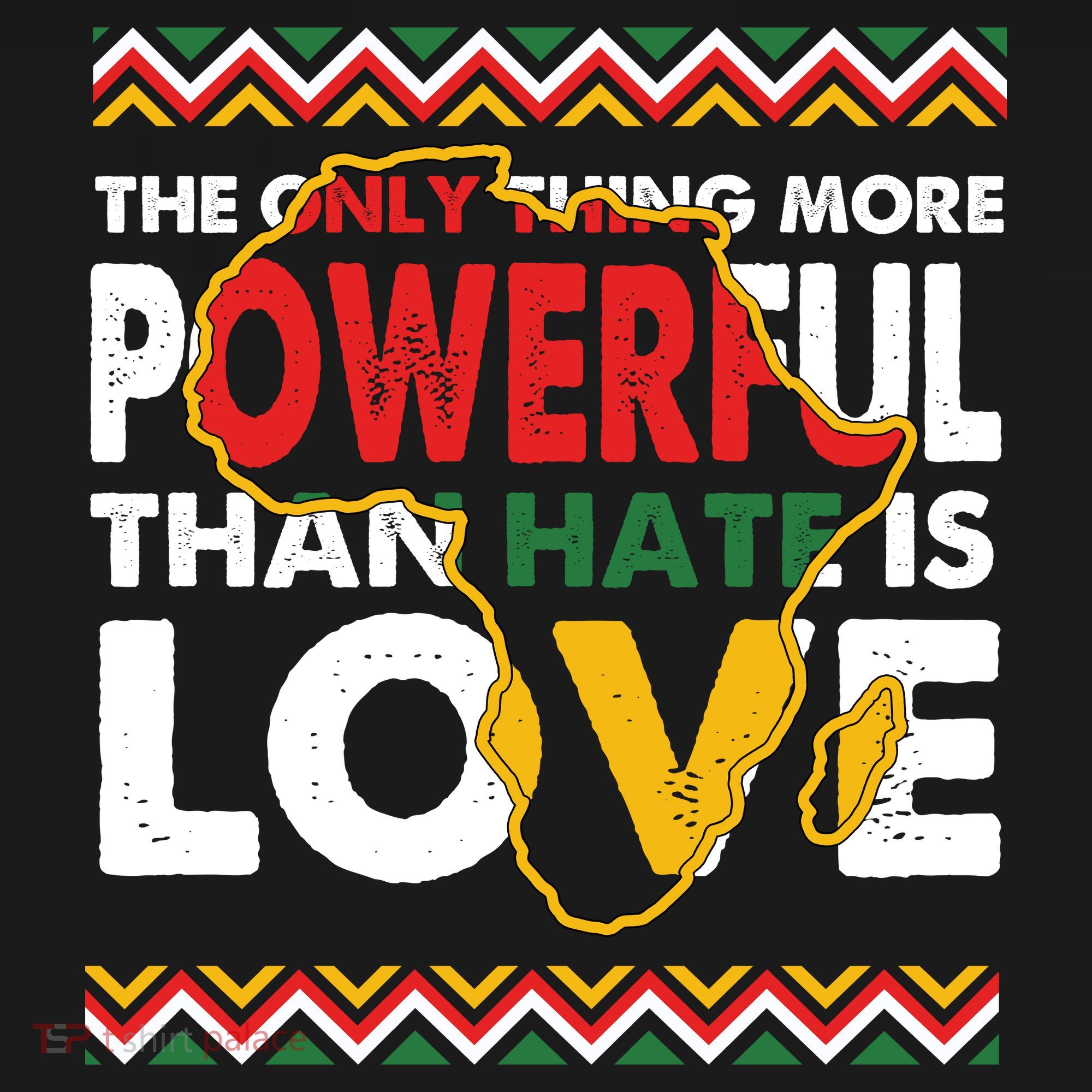 Love Powerful Than Hate Black History Month Tote Bag