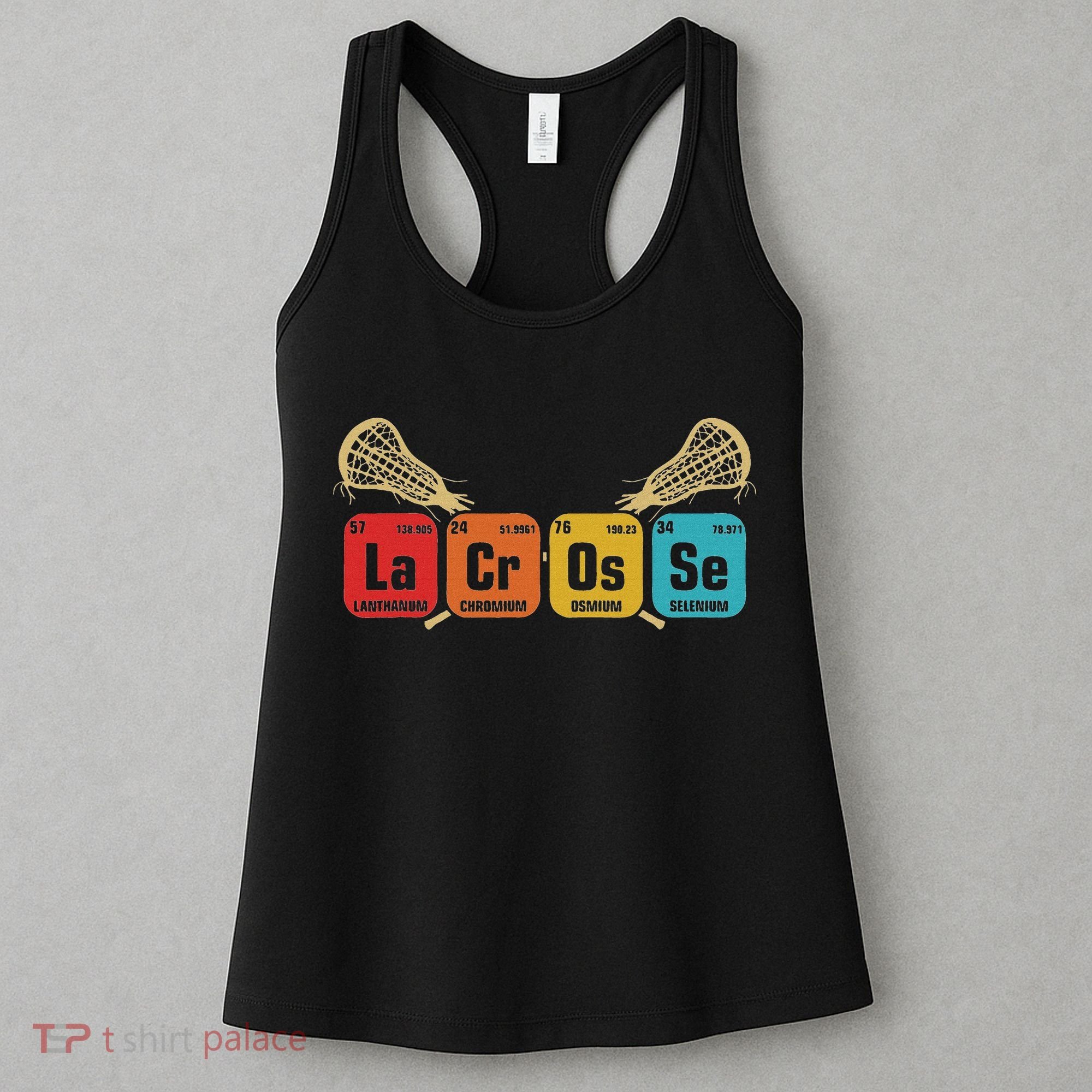 Lacrosse Periodic Table Of Elements Chemistry Sport Women's Tank Top