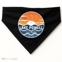 Lake Powell Utah Arizona Funny Gift Lake Powell Great Gift USA-Made Doggie Bandana thumb 0