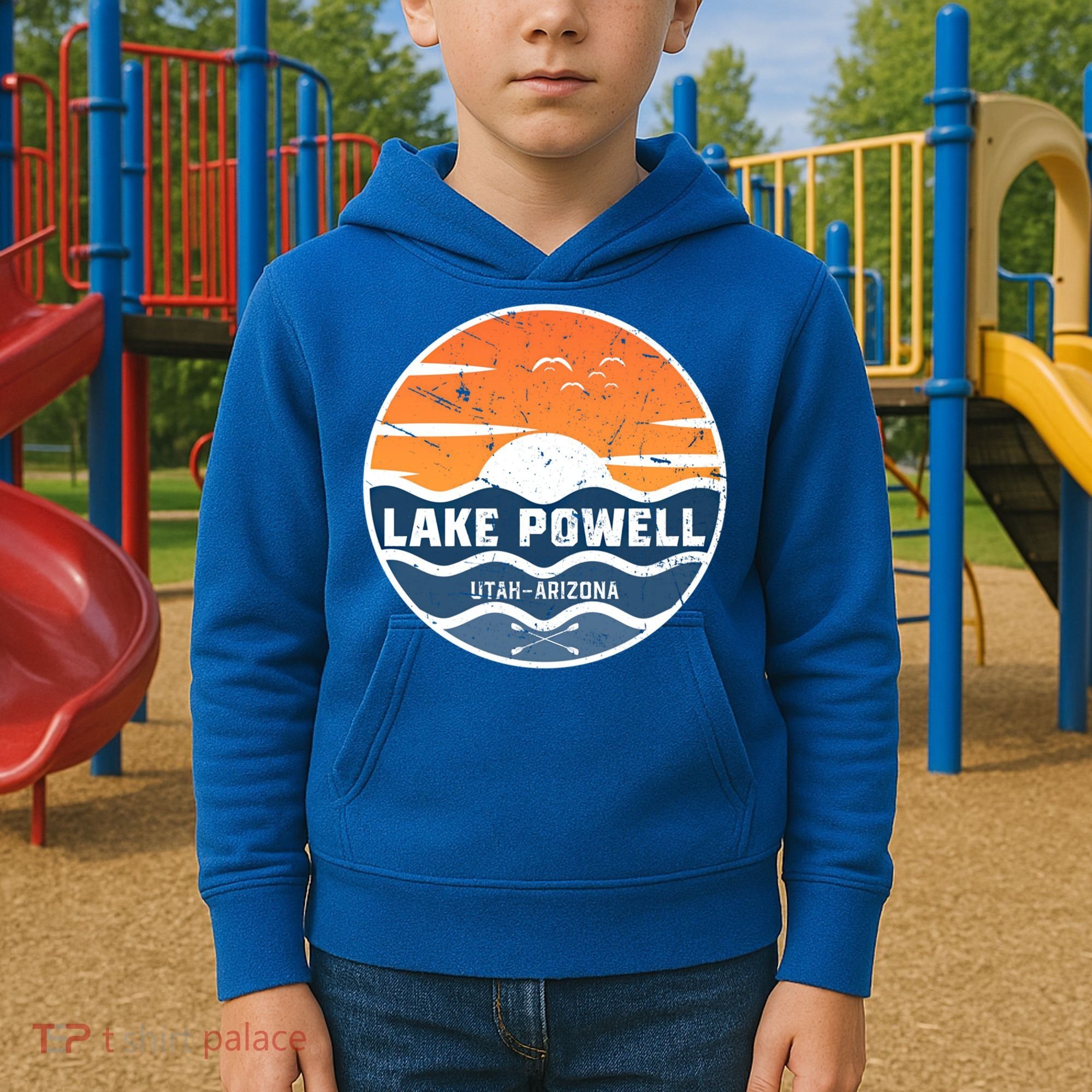 Lake Powell Utah Arizona Funny Gift Lake Powell Great Gift Kids Hoodie