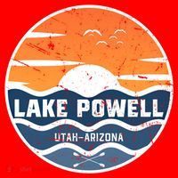 Lake Powell Utah Arizona Funny Gift Lake Powell Great Gift Santa Hat thumb 1