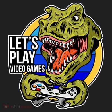 Lets Play Video Games T Rex Tumbler