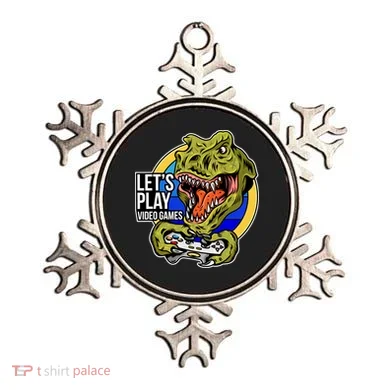 Lets Play Video Games T Rex Ornament
