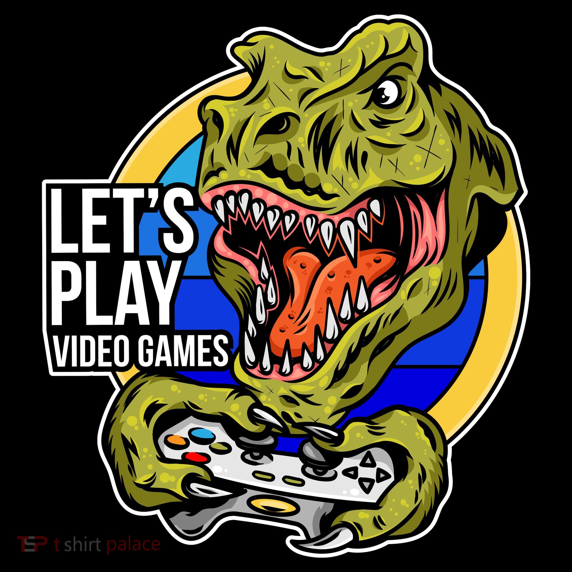 Lets Play Video Games T Rex Women's Tank Top