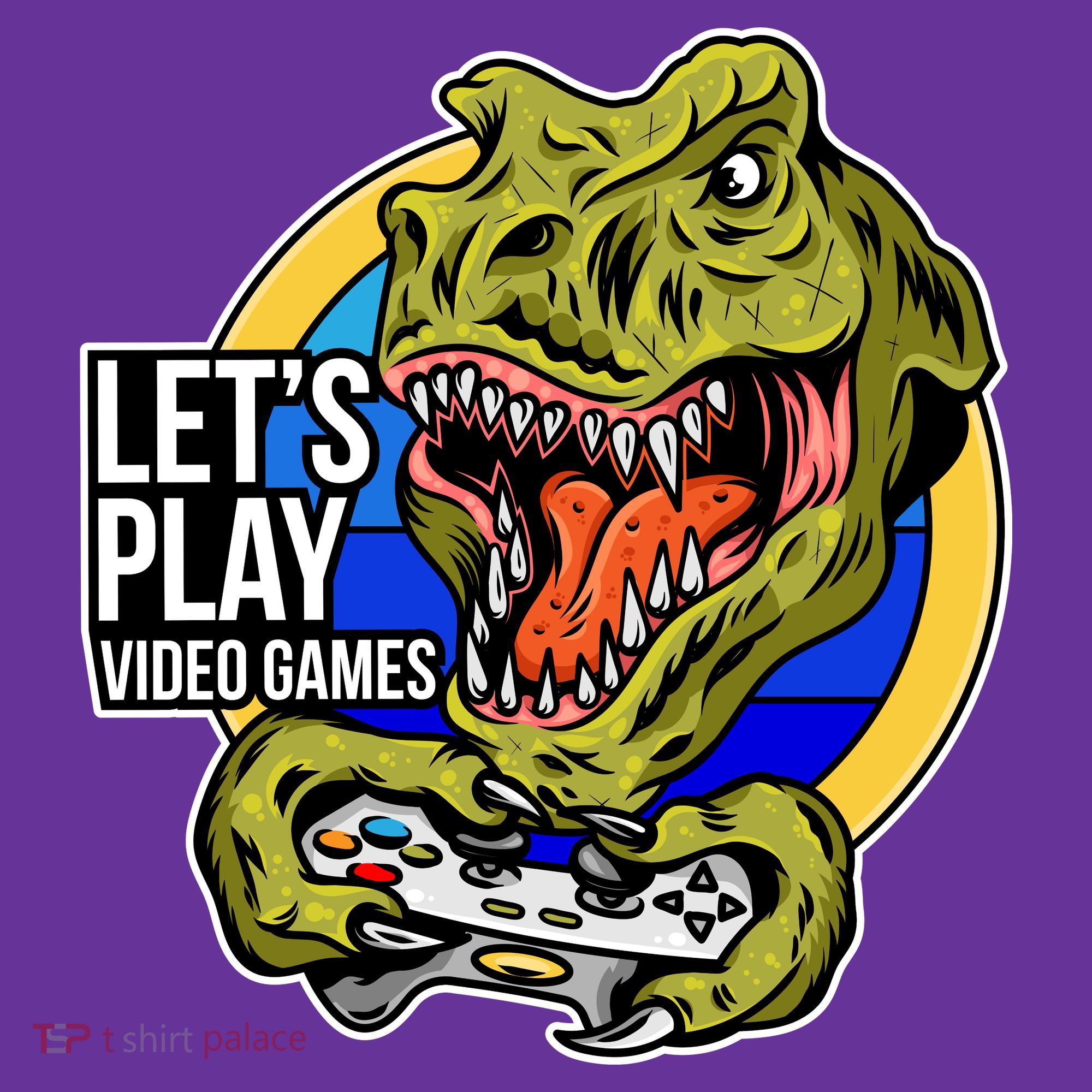 Lets Play Video Games T Rex Toddler Hoodie