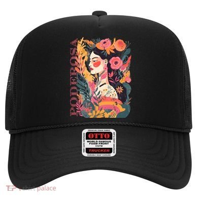 Latina Poderosa Vintage Retro Floral Hat