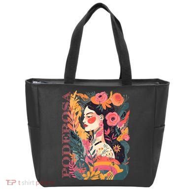Latina Poderosa Vintage Retro Floral Bag