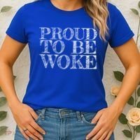 Leftist Politically Well Informed Socialist Proud To Be Woke Gift Women's T-Shirt thumb 2