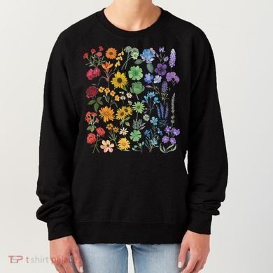 Lgbt Pride Wildflowers Pride Month Women's Sweatshirt