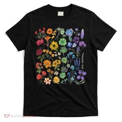 Lgbt Pride Wildflowers Pride Month T-Shirt