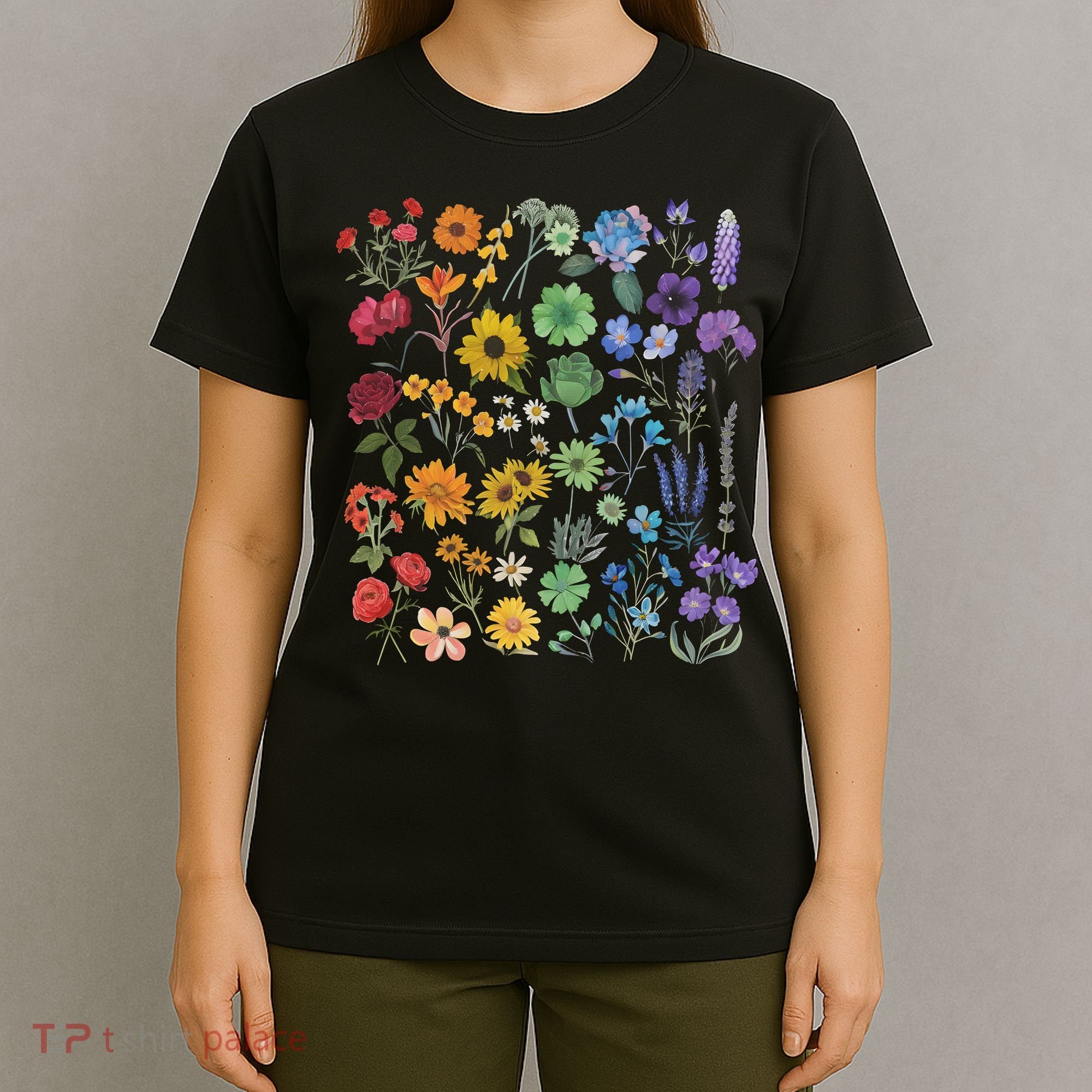 Lgbt Pride Wildflowers Pride Month T-Shirt