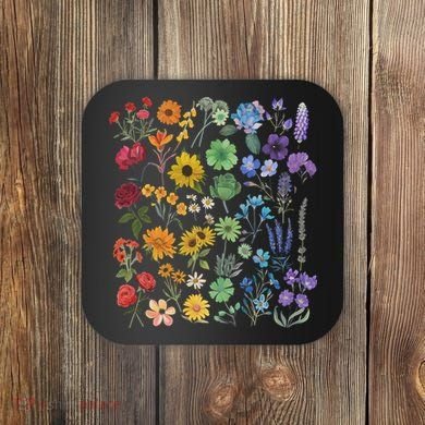 Lgbt Pride Wildflowers Pride Month Coaster