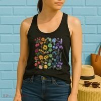 Lgbt Pride Wildflowers Pride Month Women's Tank Top thumb 2