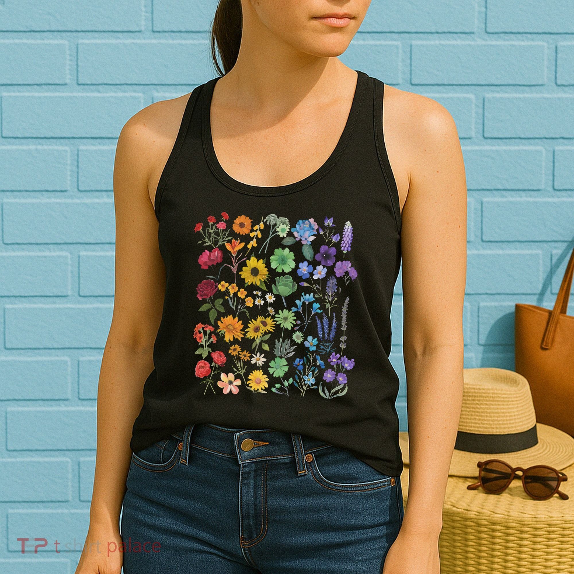 Lgbt Pride Wildflowers Pride Month Women's Tank Top