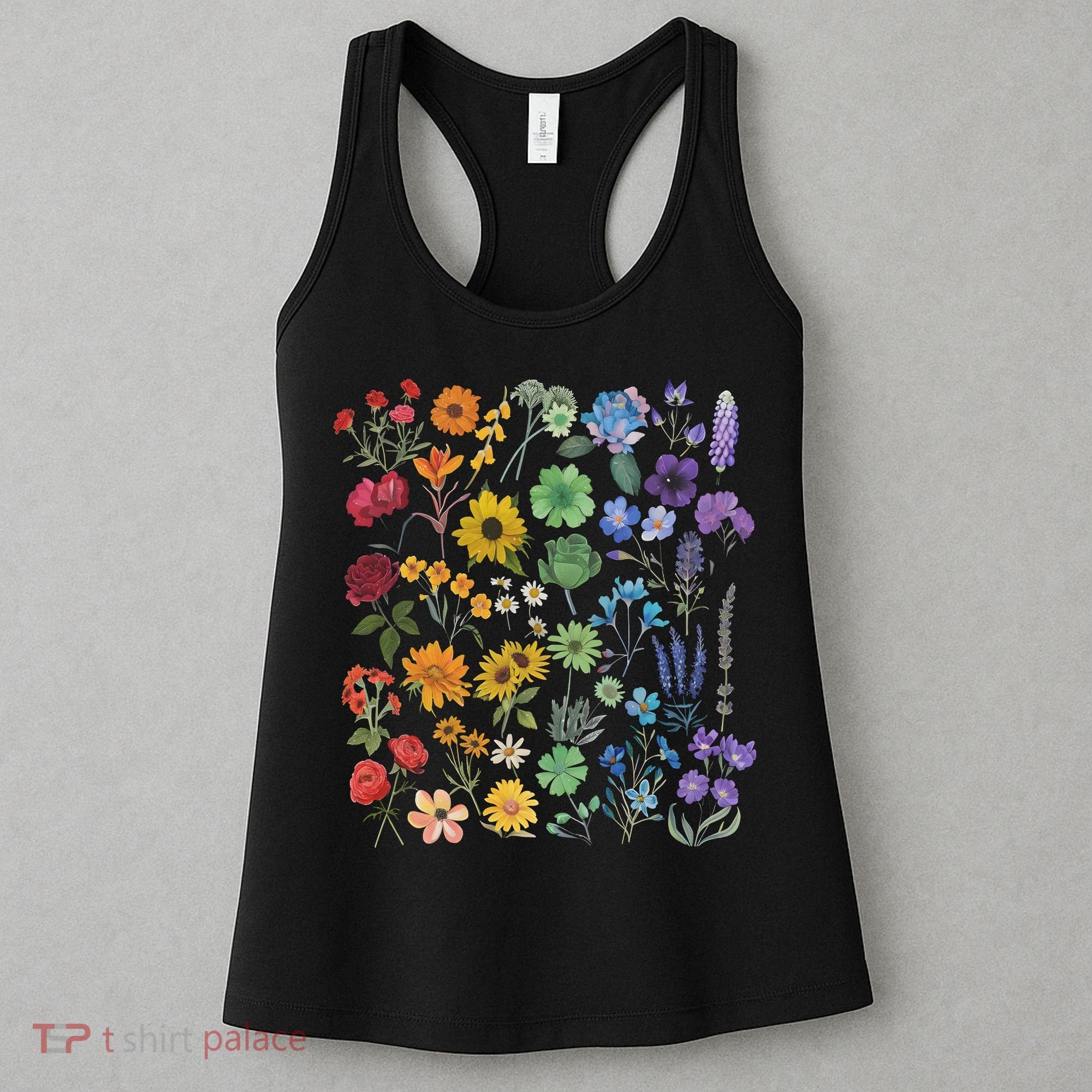 Lgbt Pride Wildflowers Pride Month Women's Tank Top
