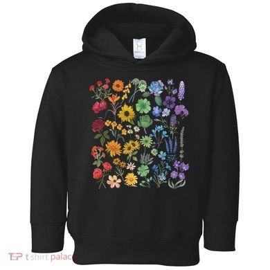 Lgbt Pride Wildflowers Pride Month Toddler Hoodie