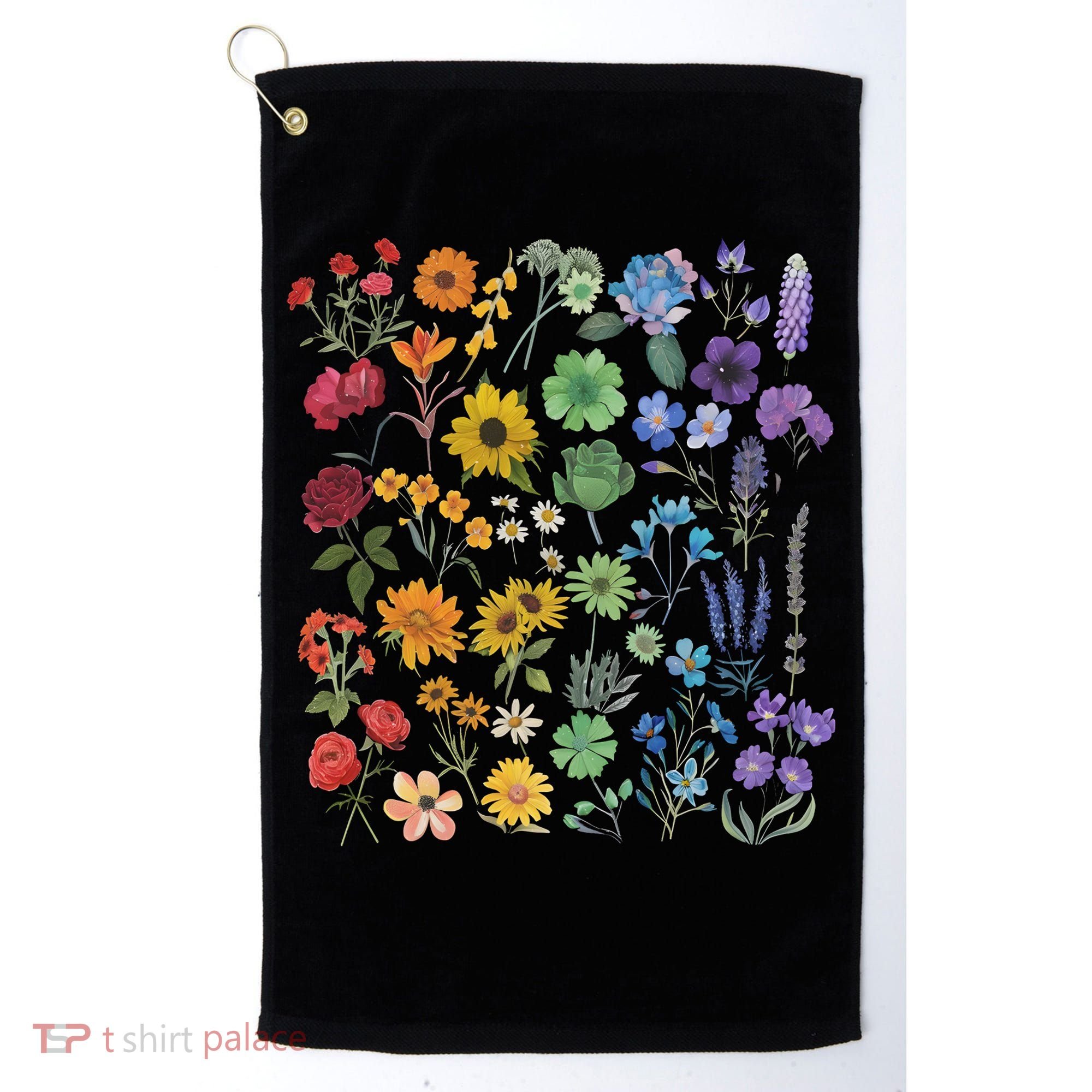 Lgbt Pride Wildflowers Pride Month Golf Towel