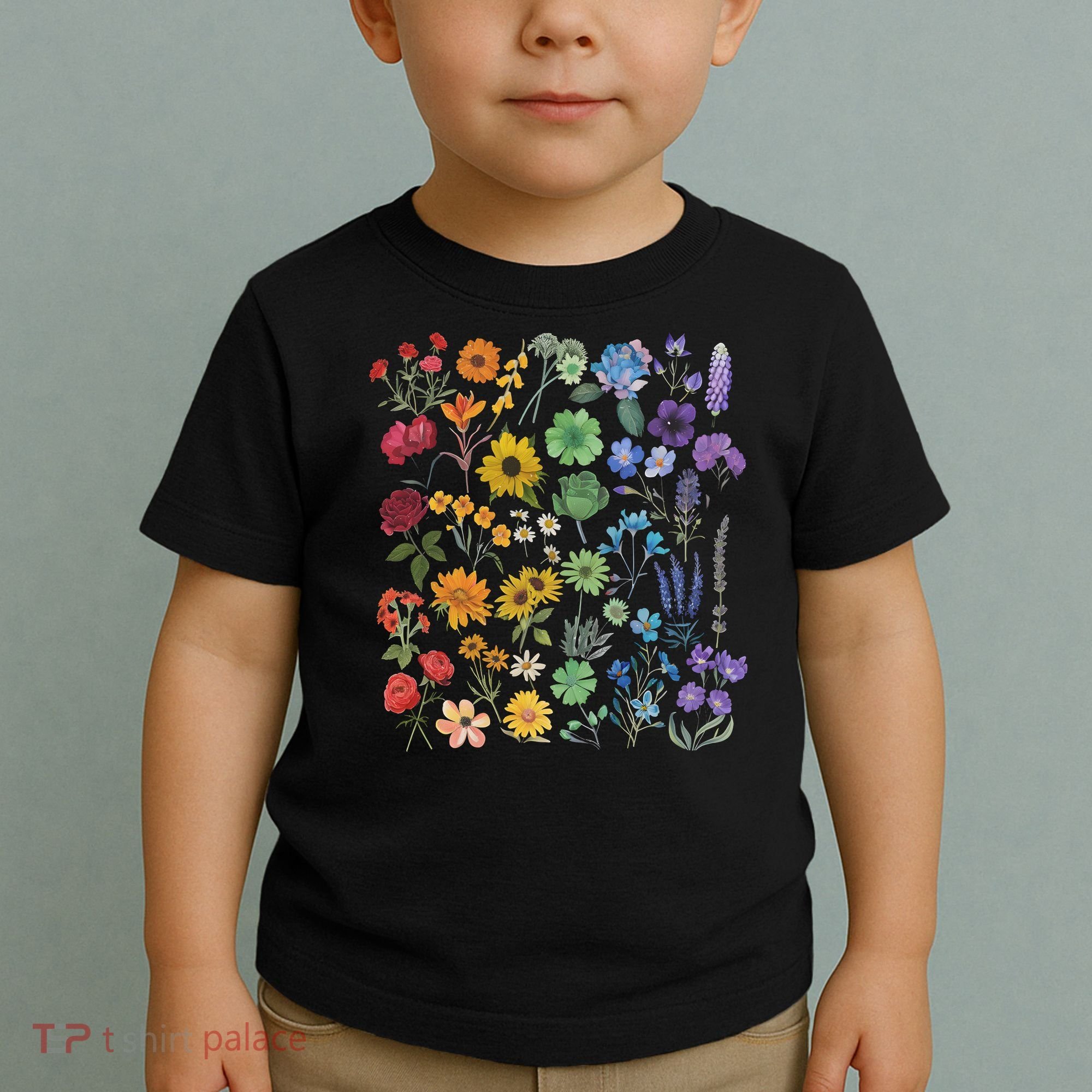 Lgbt Pride Wildflowers Pride Month Toddler T-Shirt