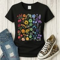 Lgbt Pride Wildflowers Pride Month Women's T-Shirt thumb 3