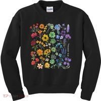 Lgbt Pride Wildflowers Pride Month Kids Sweatshirt thumb 0