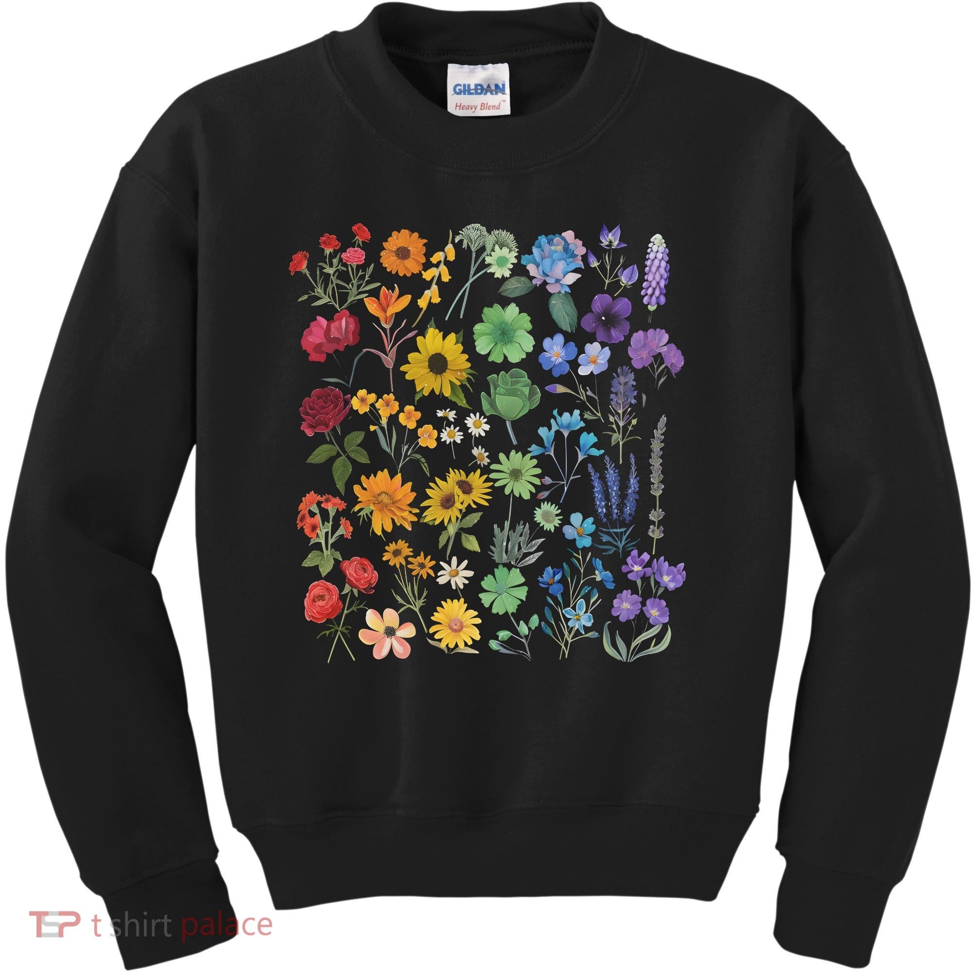 Lgbt Pride Wildflowers Pride Month Kids Sweatshirt