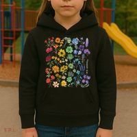 Lgbt Pride Wildflowers Pride Month Kids Hoodie thumb 3