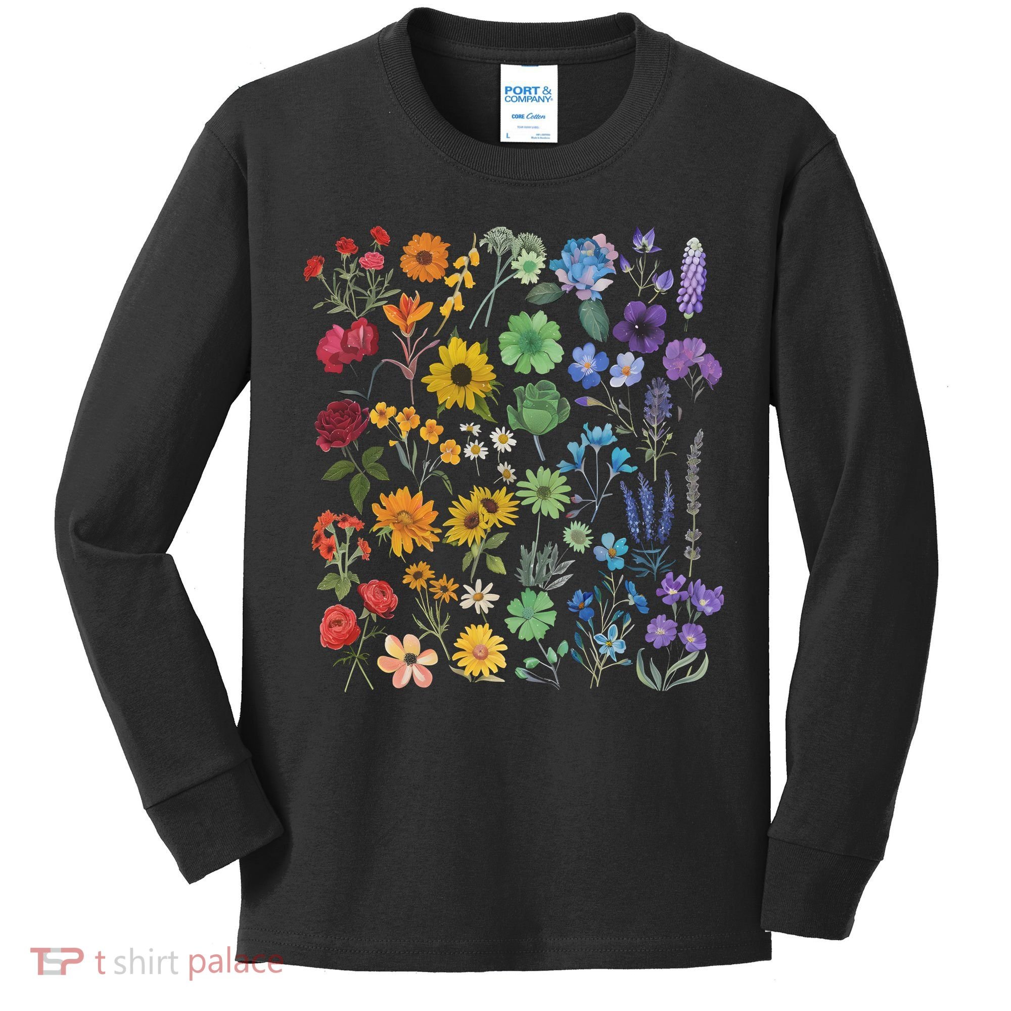 Lgbt Pride Wildflowers Pride Month Kids Long Sleeve Shirt