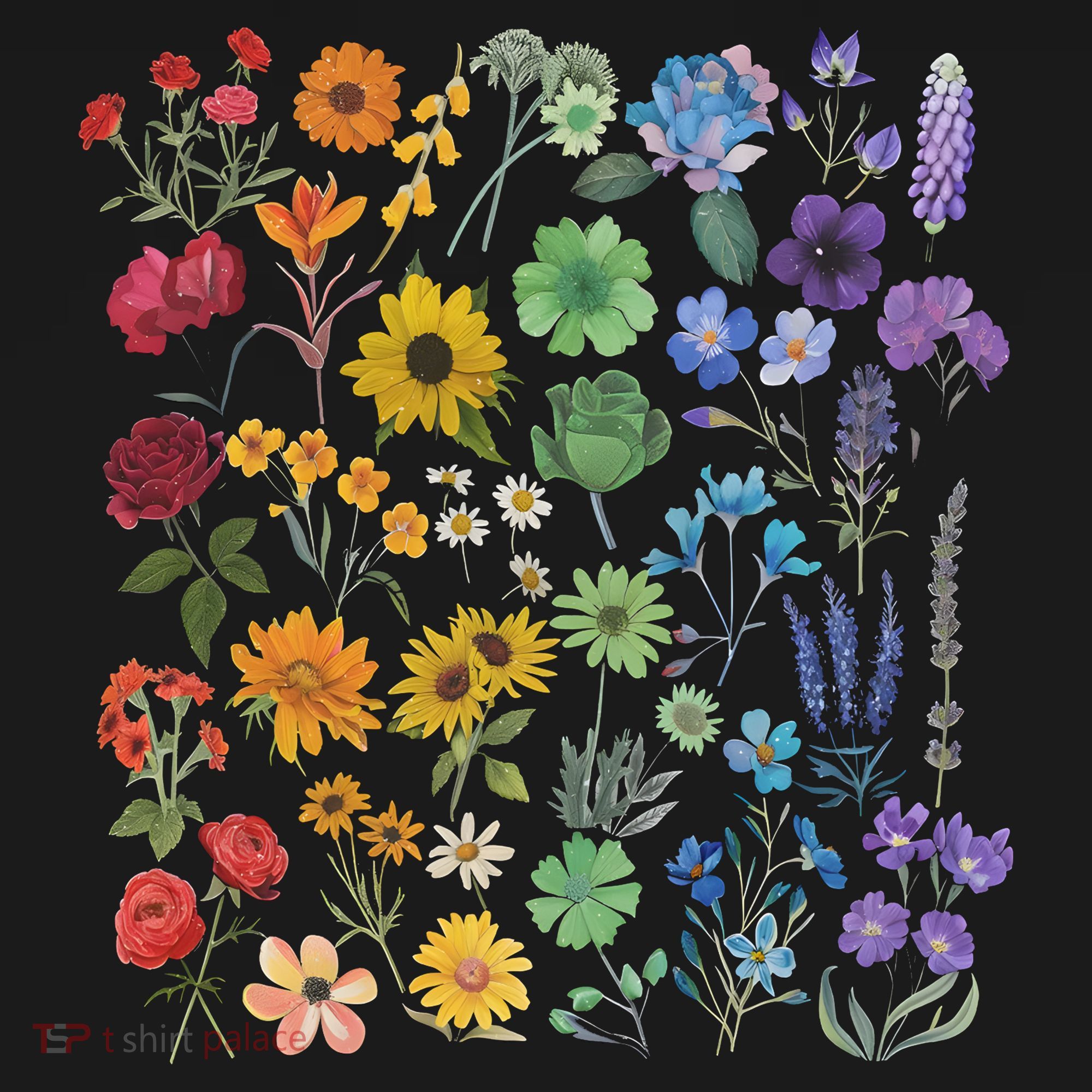 Lgbt Pride Wildflowers Pride Month Kids T-Shirt