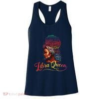 Libra Queen Afro Women September October Melanin Birthday Women's Tank Top thumb 0