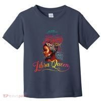 Libra Queen Afro Women September October Melanin Birthday Toddler T-Shirt thumb 0