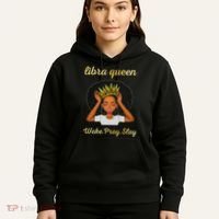 Libra Queens Black Queen September October Birthday Hoodie thumb 5