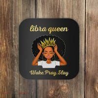 Libra Queens Black Queen September October Birthday Coaster thumb 0
