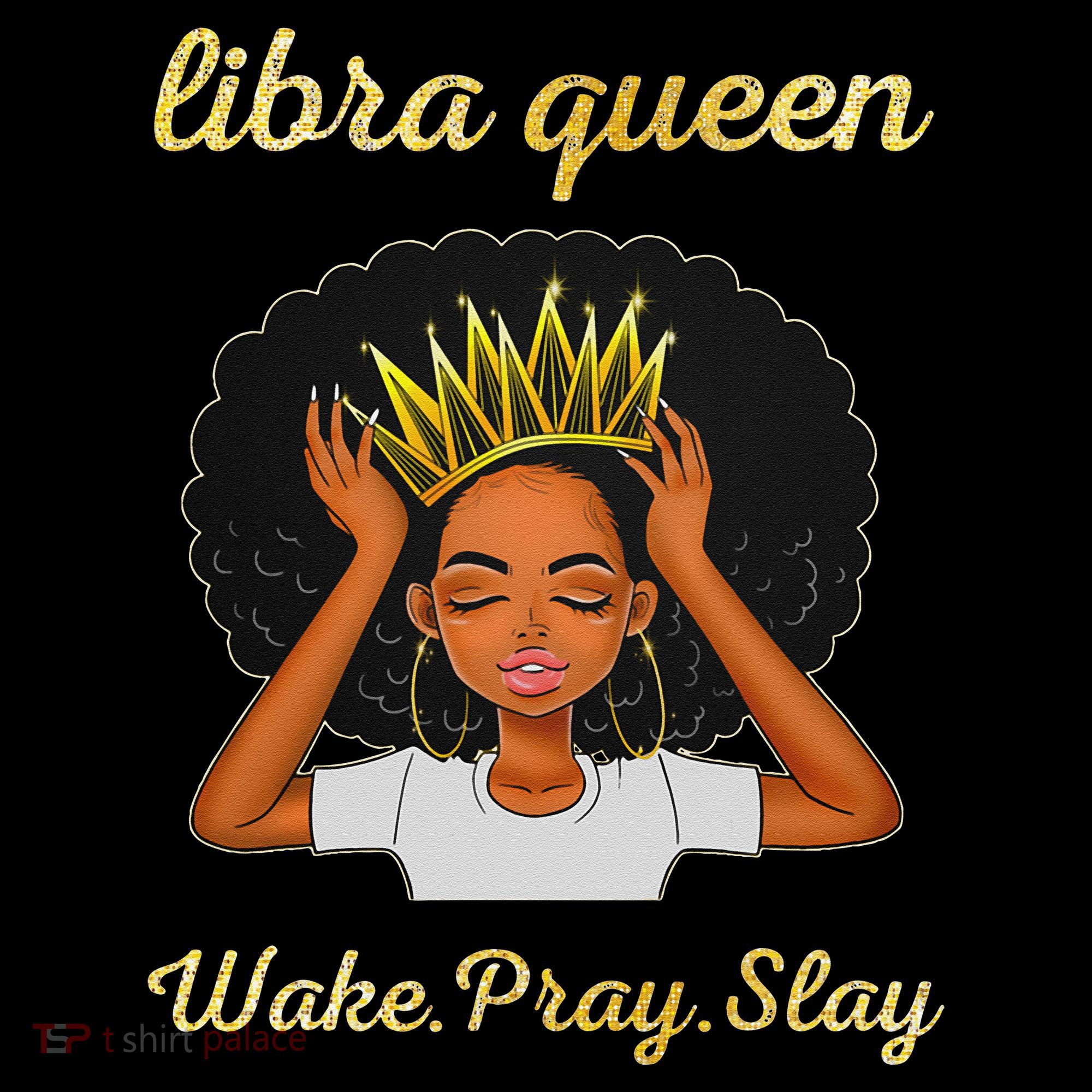 Libra Queens Black Queen September October Birthday Women's Hoodie