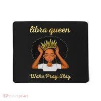 Libra Queens Black Queen September October Birthday Mousepad thumb 0
