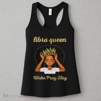 Libra Queens Black Queen September October Birthday Women's Tank Top thumb 3