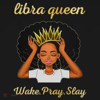 Libra Queens Black Queen September October Birthday Women's Long Sleeve Shirt thumb 2