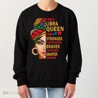 Libra Queen I Am Stronger Birthday Gift For Libra Zodiac Women's Sweatshirt thumb 0
