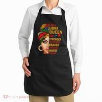 Libra Queen I Am Stronger Birthday Gift For Libra Zodiac Apron thumb 2