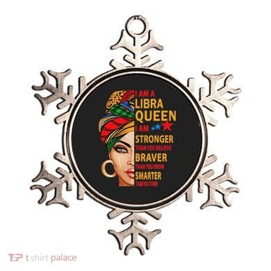 Libra Queen I Am Stronger Birthday Gift For Libra Zodiac Ornament