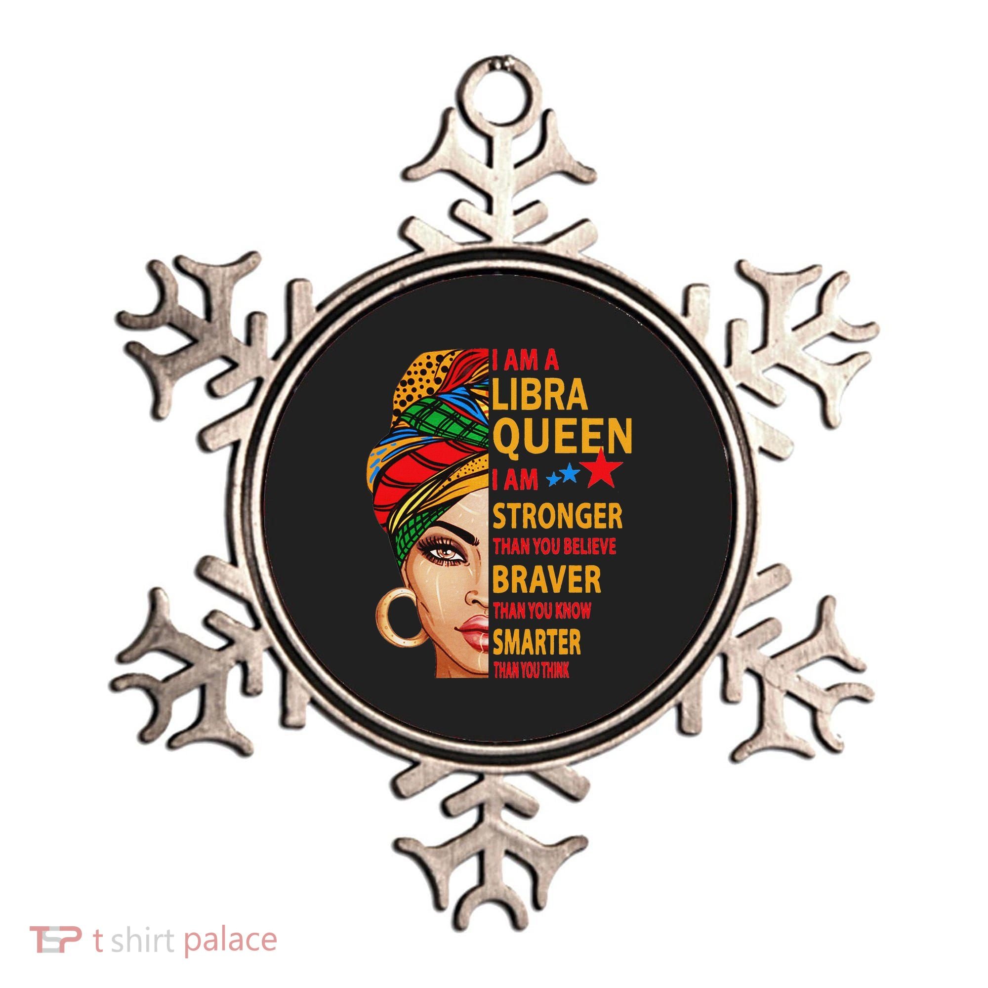 Libra Queen I Am Stronger Birthday Gift For Libra Zodiac Ornament